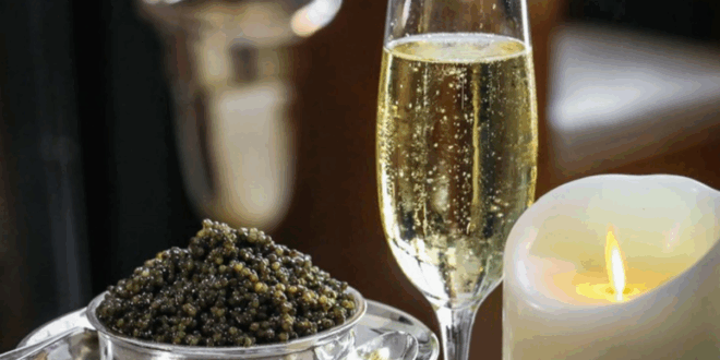 Perfect Duo — Caviar and Champagne
